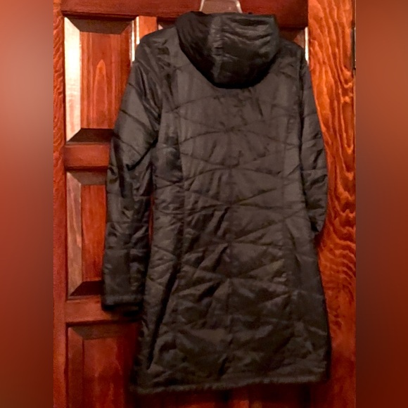 NWOT COLUMBIA black long women's jacket coat with hood size S - Picture 10 of 15